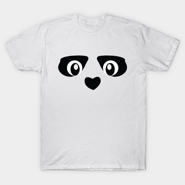 Panda Love Bear T-Shirt by MaNiaCreations